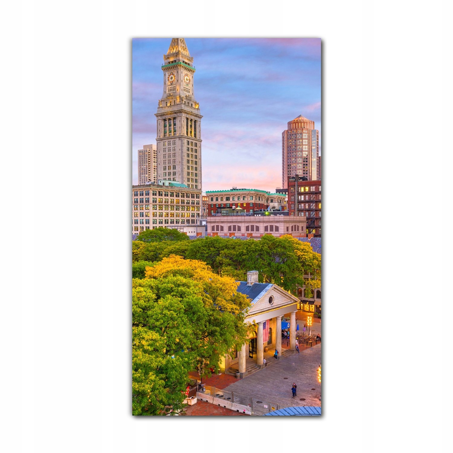 

Foto szklane do kuchni 70x140 cm Boston Usa drzewa