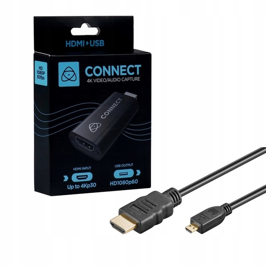 Connect konvertor Hdmi-usb, 4K Video/Audio, Stream