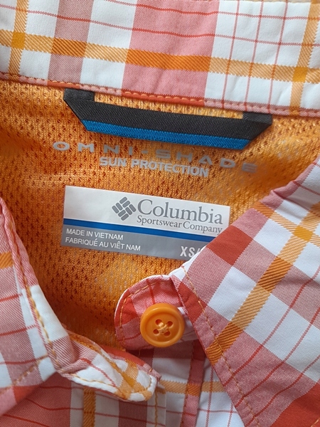 COLUMBIA SLIVER RIDGE PLAID OMNI-SHADE SUN PROT XS Płeć kobieta