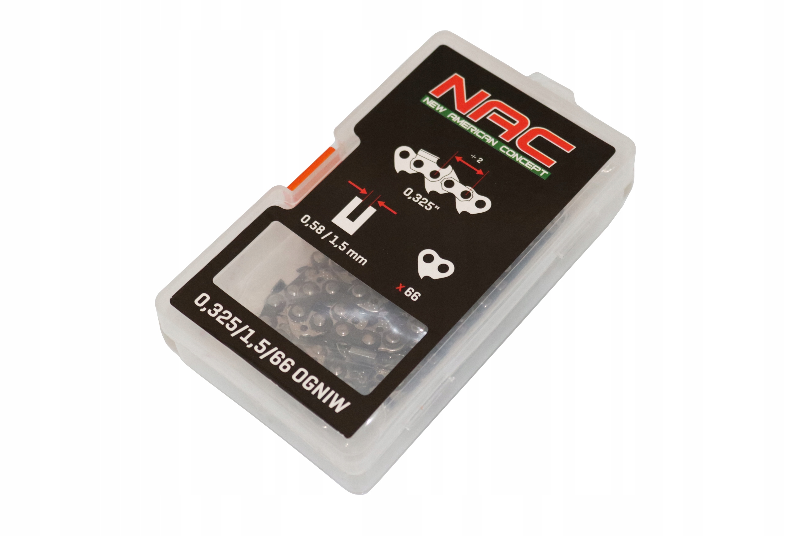 ŁAŃCUCH DO PILARKI NAC 16" 40 cm 325 1,5 66