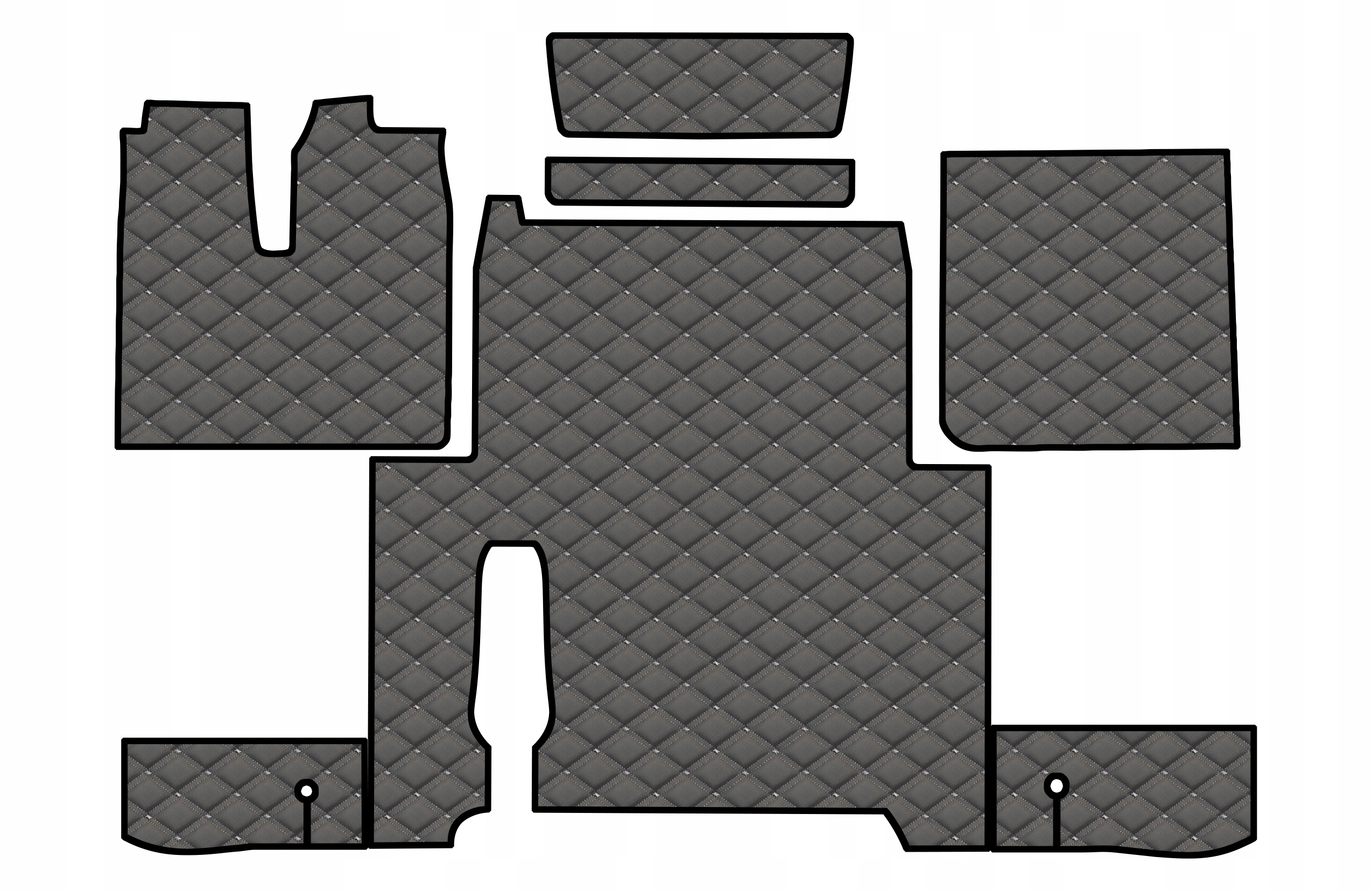 Dvojitě prošívané koberce Royal Man Tgx 2007 1 šuplík