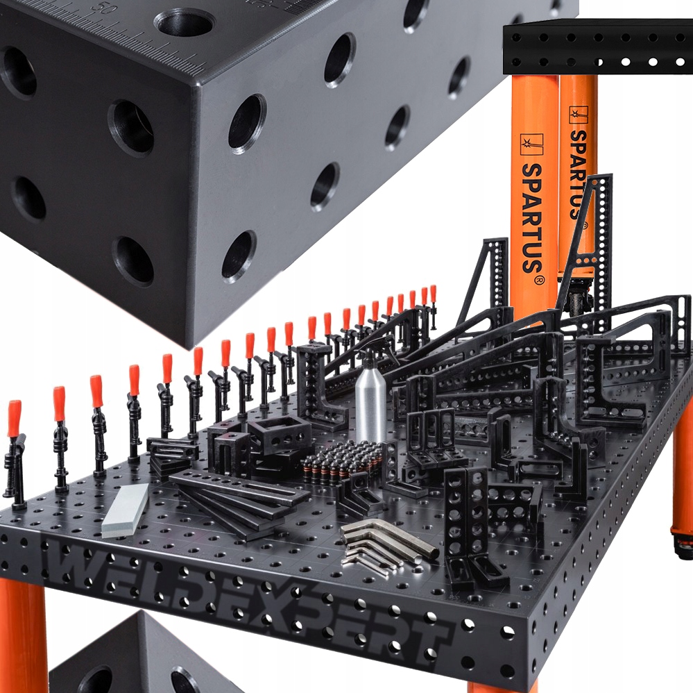 Profesionální Sada Příslušenství 6 Pro Svařovací Stůl Spartus Systém D16