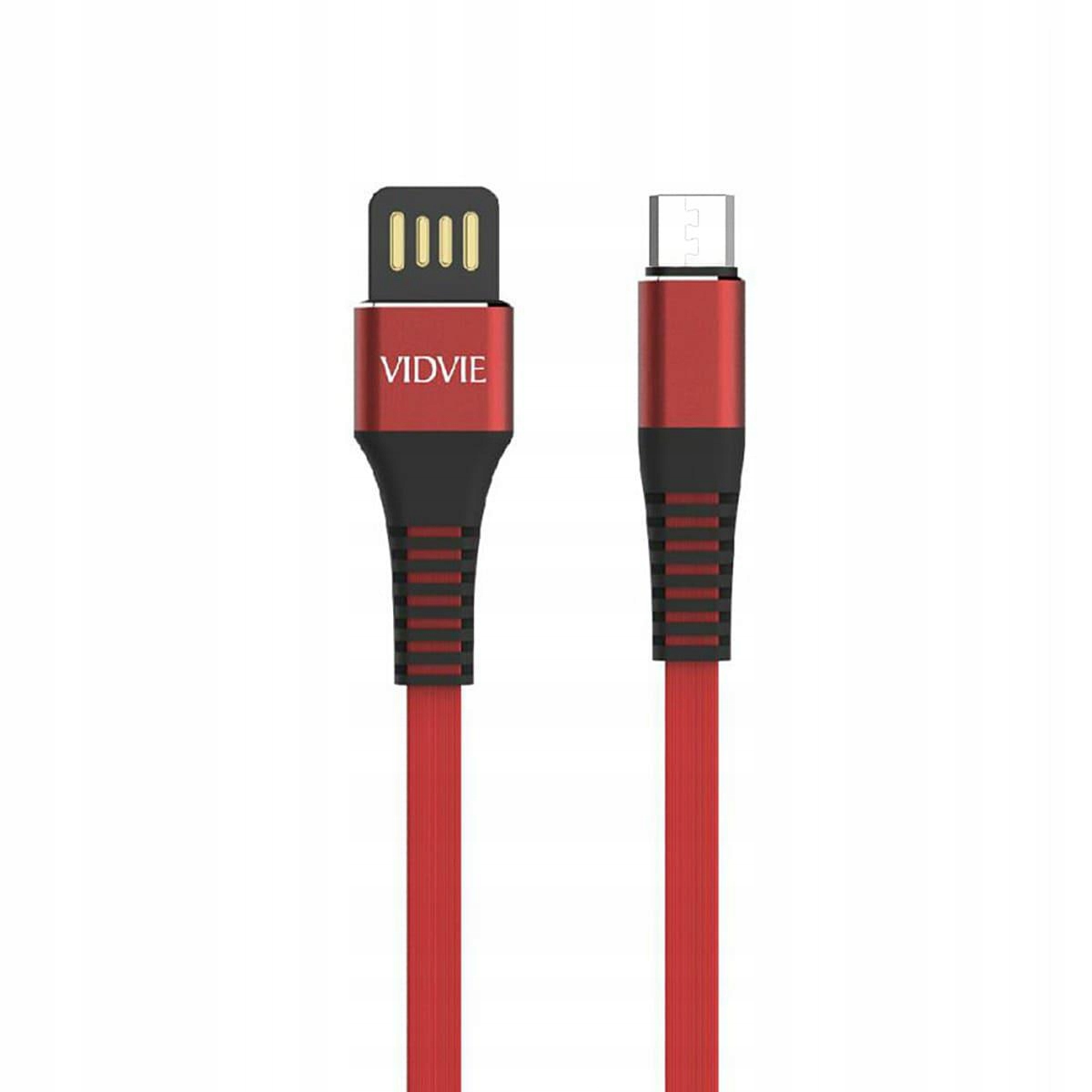 

Kabel Vidvie CB439 USB/Micro Usb 1m 2.4A czerwony