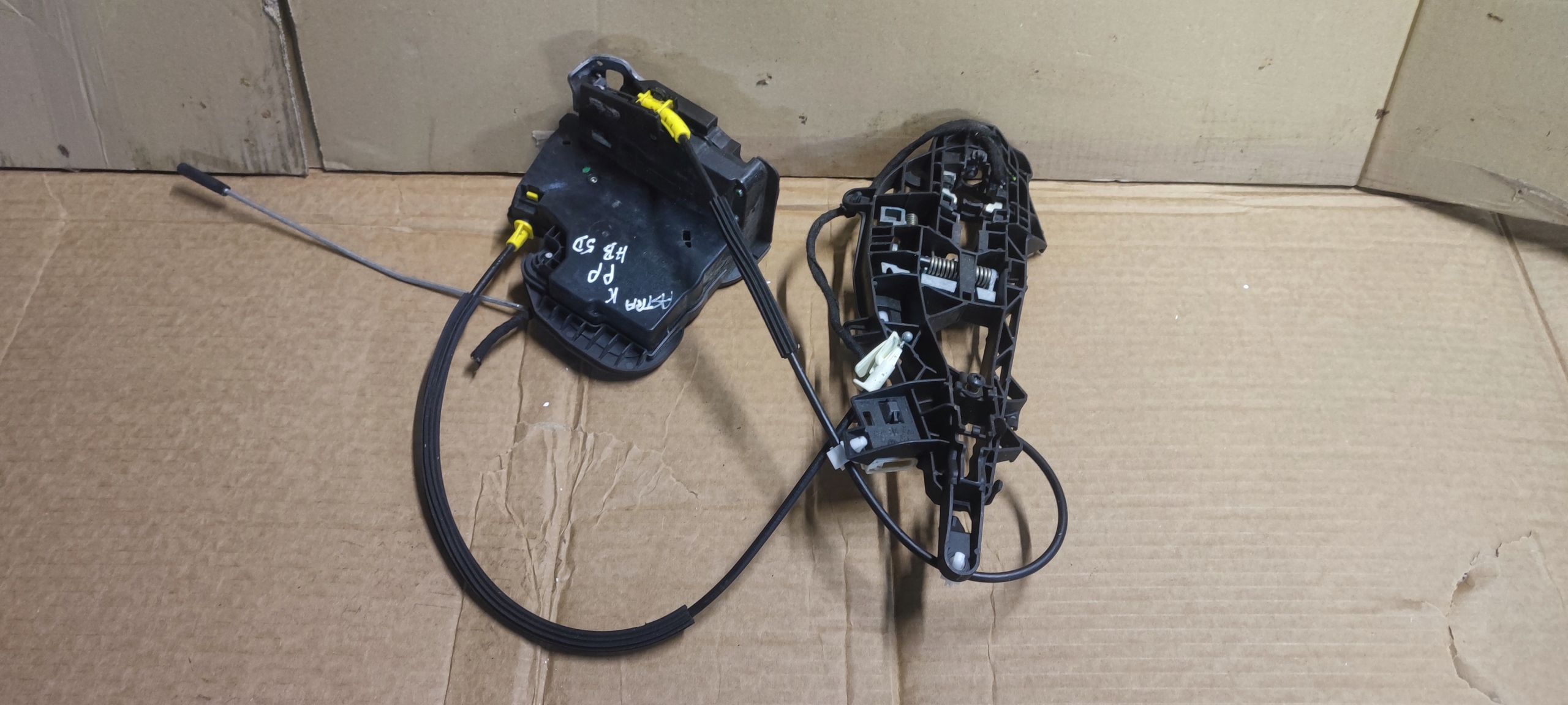 OPEL ASTRA K lock door right front + handle HB 4 PIN