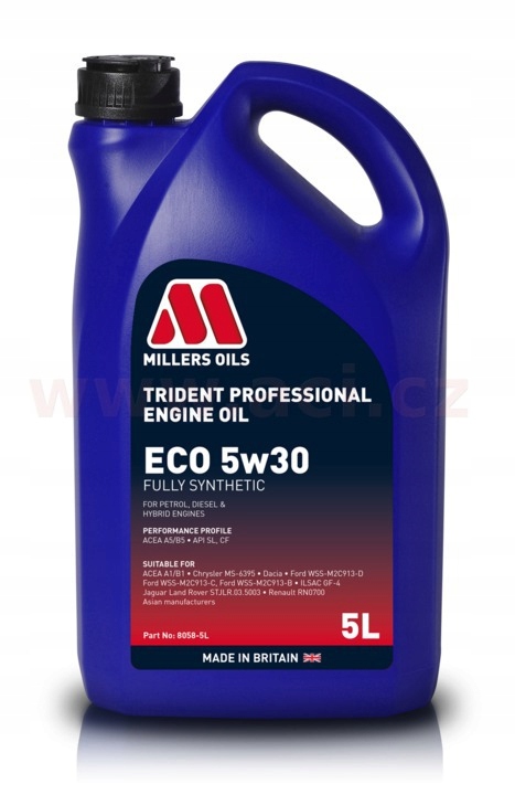 Millers Oils Trident Professional Eco 5w30, plne syntetický, 5 l 80585