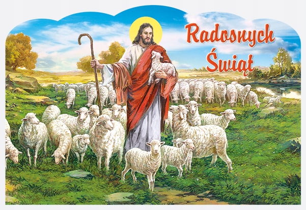 POCZTÓWKA KARTKA WIELKANOC WYCINANA ŚWIĘTA 1 SZT.