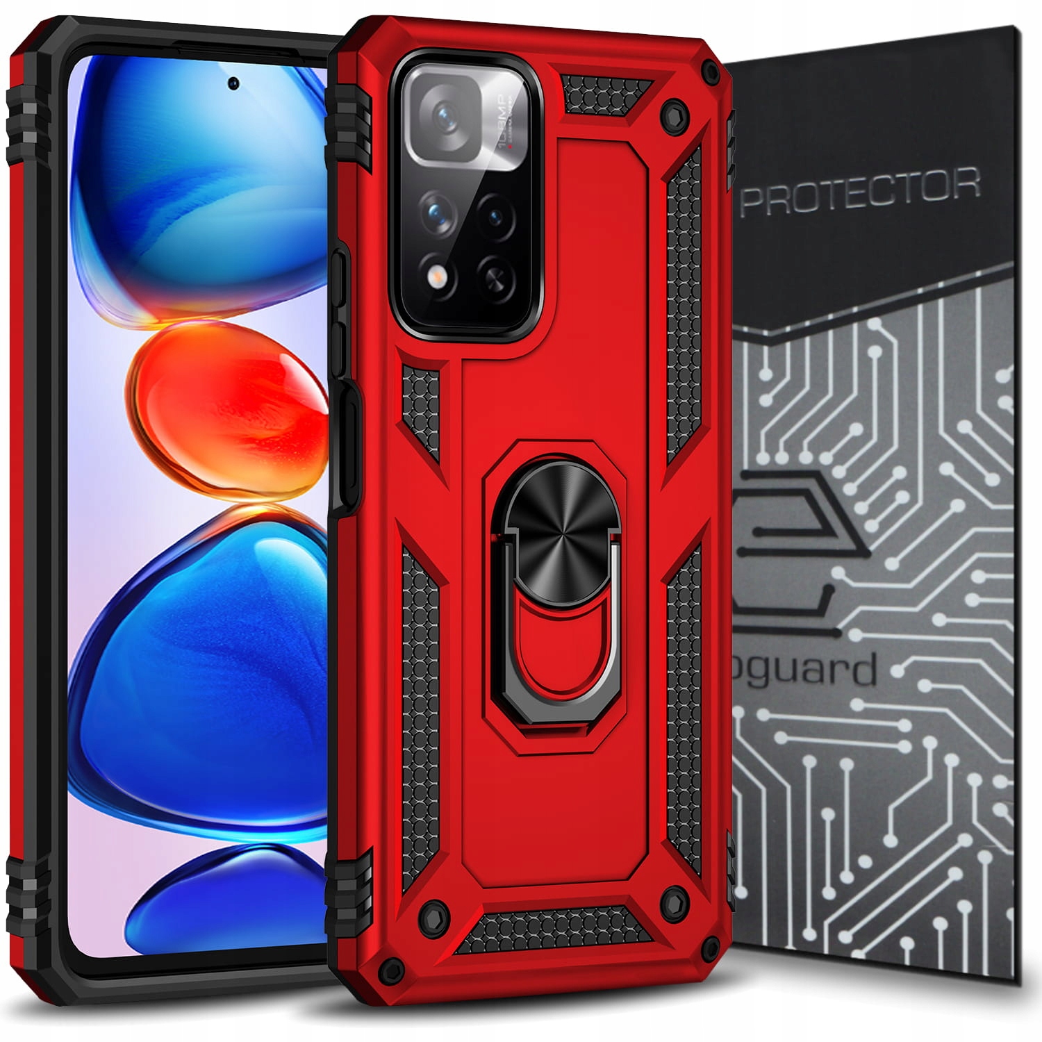 

Etui Pancerne+szkło do Redmi Note 11 Pro+ Plus 5G