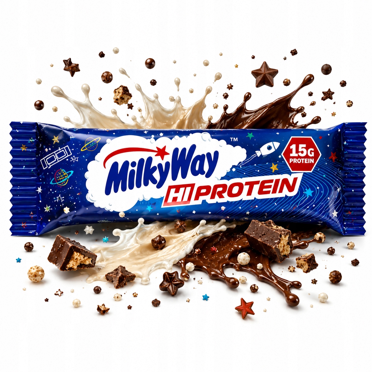 Mars MilkyWay Hi Protein Bar 50 g proteinová tyčinka mléčná čokoláda