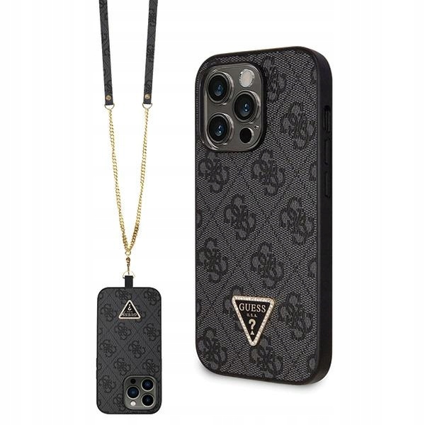 Originální pouzdro Guess pro iPhone 14 Pro 6.1", černý obal na zadní kryt