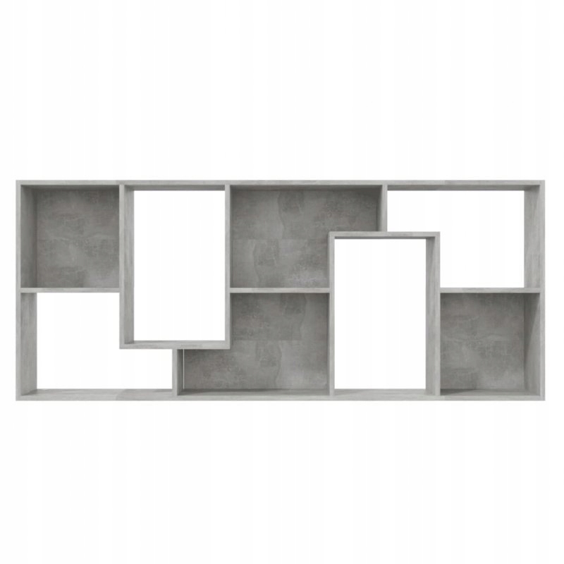 REGAŁ NA KSIĄŻKI BIUROWY KOMODA SZAFKA PÓŁKA SZARY Kolekcja 801881