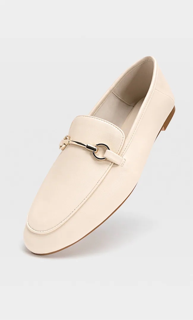 STRADIVARIUS BEŻOWE MOKASYNY LOAFERSY PANTOFLE 39 Marka Stradivarius