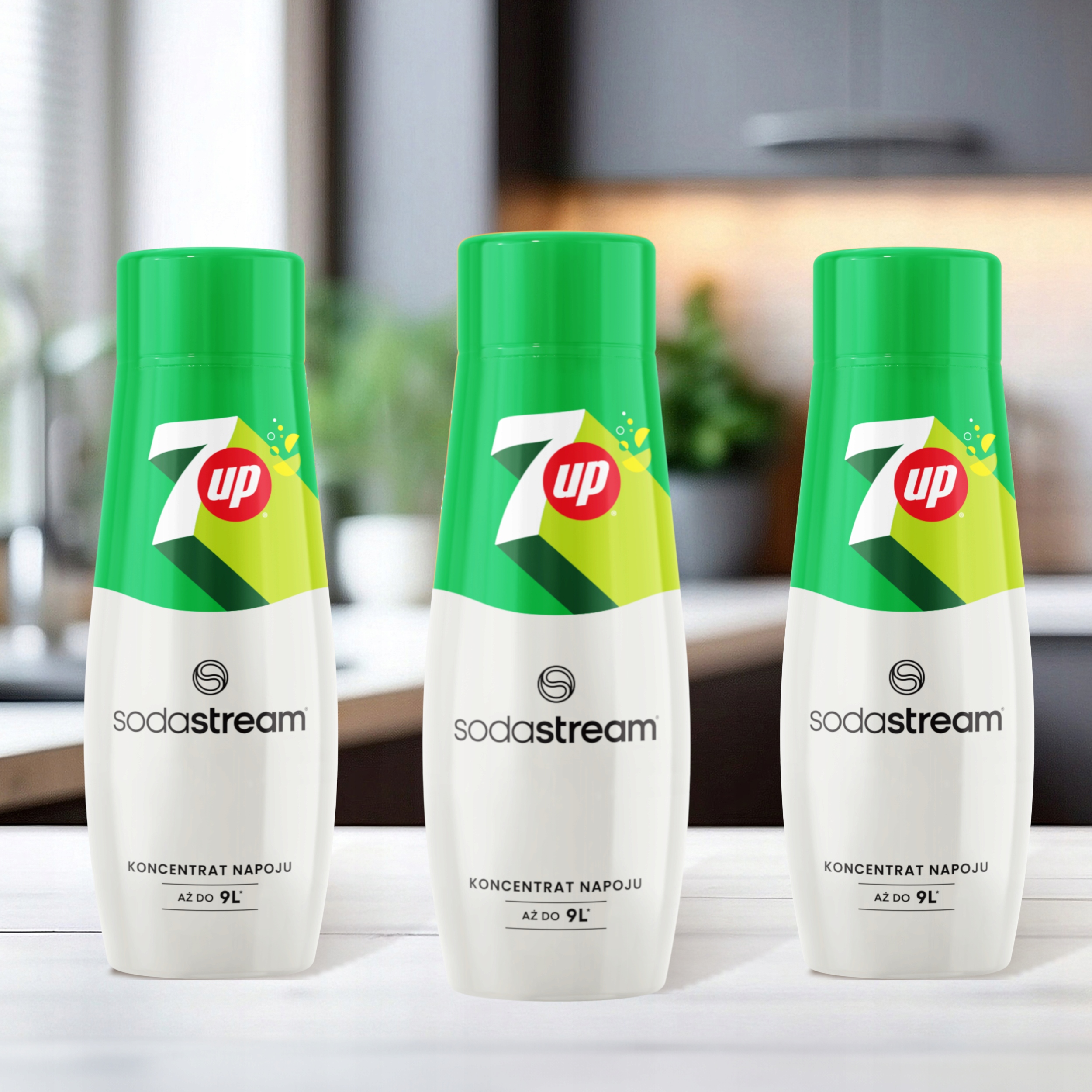 ZESTAW SYROPÓW SMAKOWYCH SODASTREAM 7 UP DO SATURATORA WODY TERRA 3X 440ML EAN (GTIN) 5902668079990