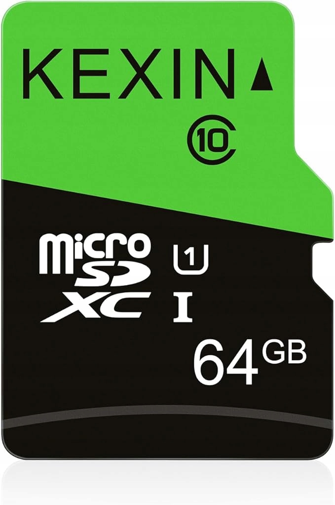 KARTA MICRO SD KEXIN 64 GB, UHS-I U1 A1 C10, Z ADAPTEREM, 3 SZT.