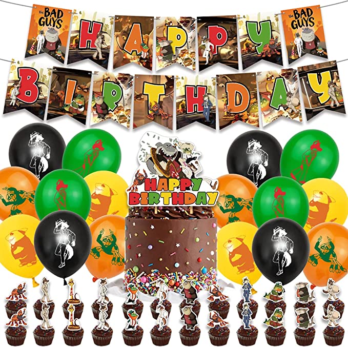 BadGuys szülinapi szett gyerekeknek Lufik Darabszám 50 db