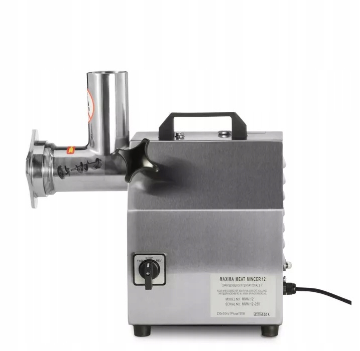 Wilk Maszynka Do Mięsa Elektryczna Maxima TC-12 sitko 6 i 8mm lejek 20mm Marka Maxima