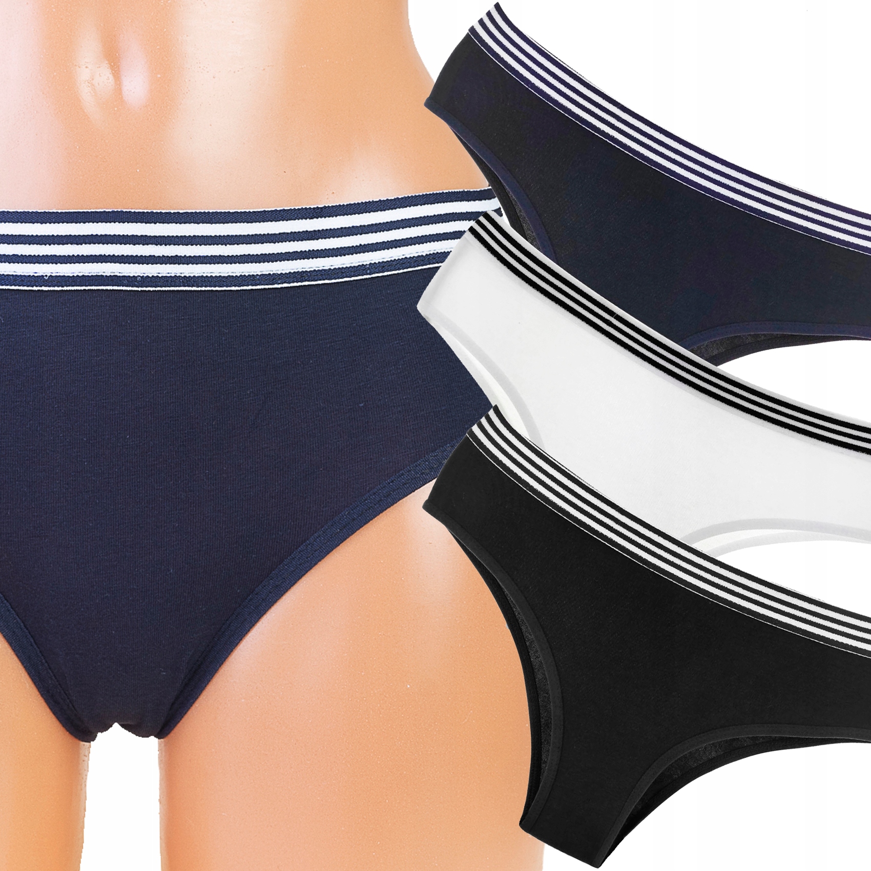 

Moraj Figi Majtki Damskie Brazyliany 3szt r. L