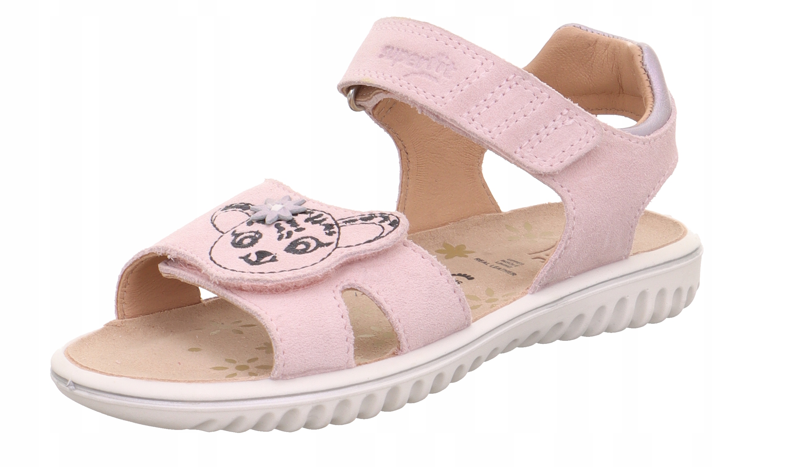 Superfit Sandały ze skóry naturalnej 1-009018-5500 Sparkle r.29