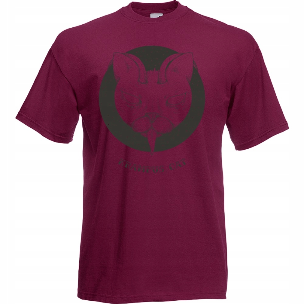 

Koszulka krampus cat kot L burgund