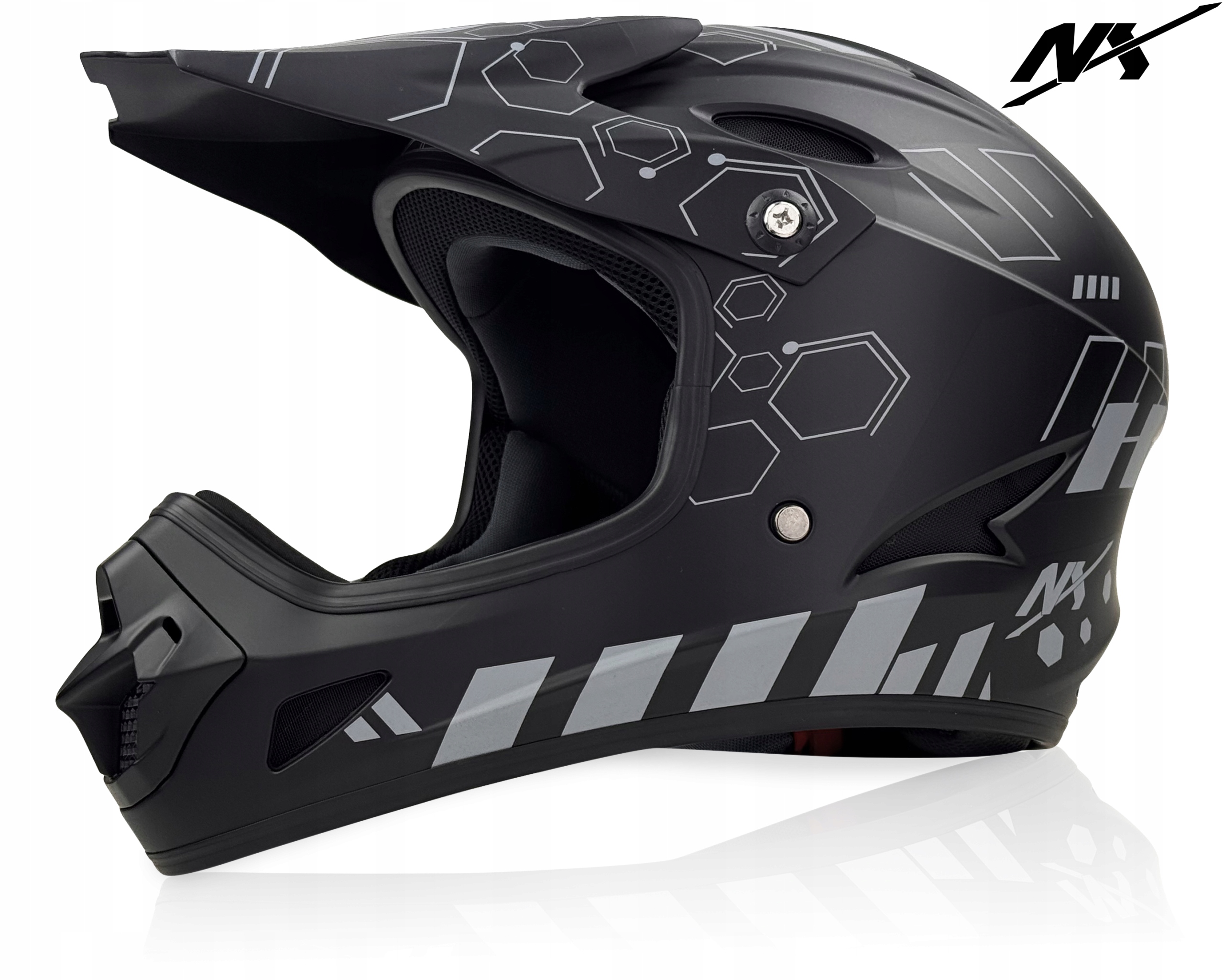 Kask rowerowy Nx Dh Extreme Downhill Kask Rowerowy Na Hulajnogę Rolki r. L