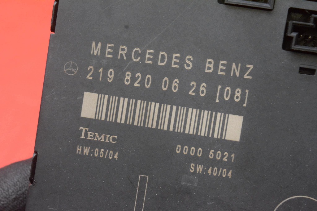 control unit module door left front 2198200626 MERCEDES CLS C219 04-08