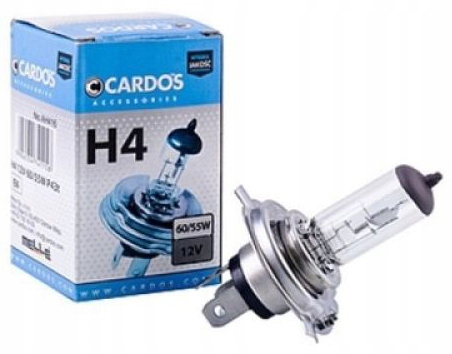 

Cardos Żarówka Halogenowa H4 P43T 60/55W 1szt.