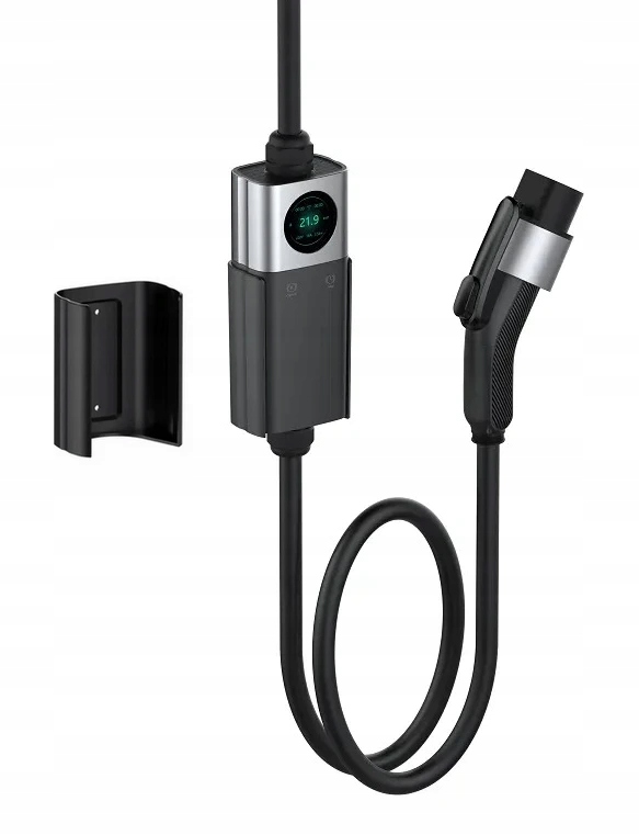 Prenosná Ev nabíjačka 11 kW, 5 m, Typ 2 Cee 5-kolík, Displej, 16A, 3 fázy