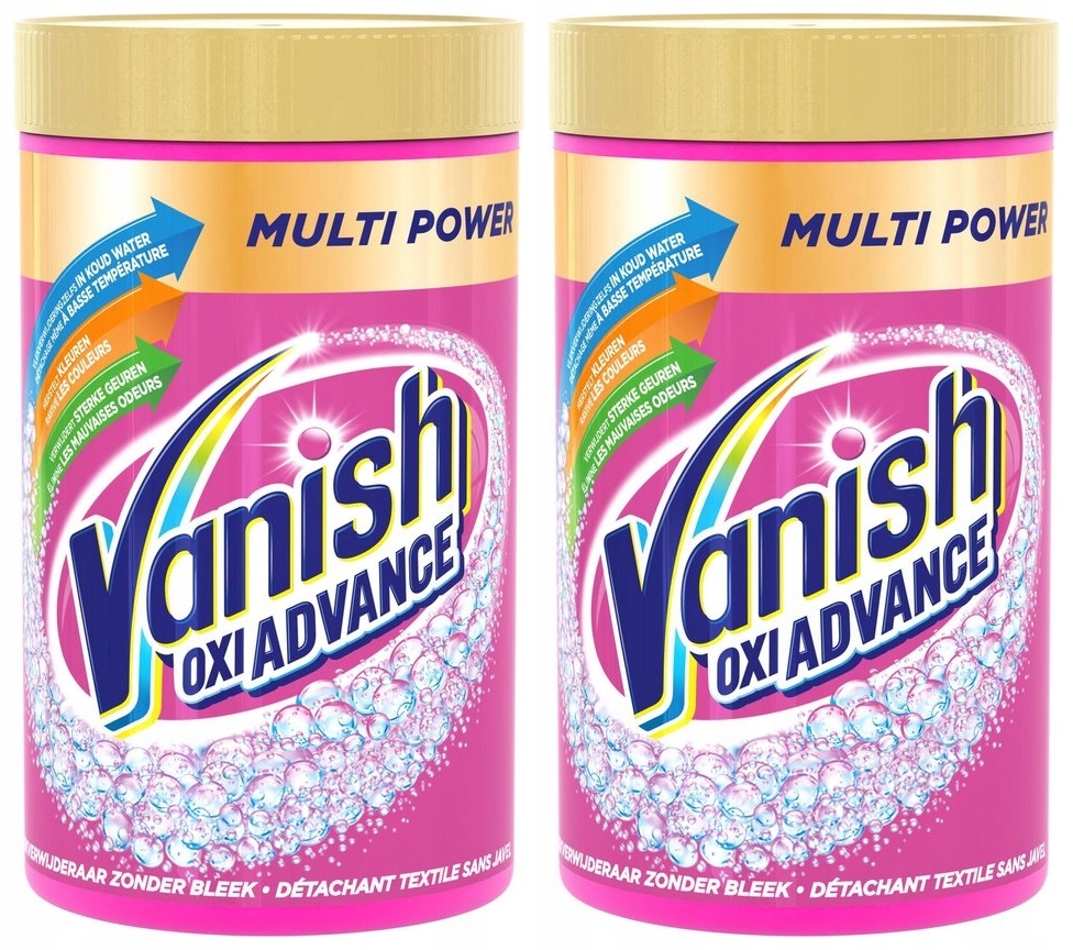 Levně Vanish Oxi Advance Multi Power odstraňovač skvrn 2x1,2kg