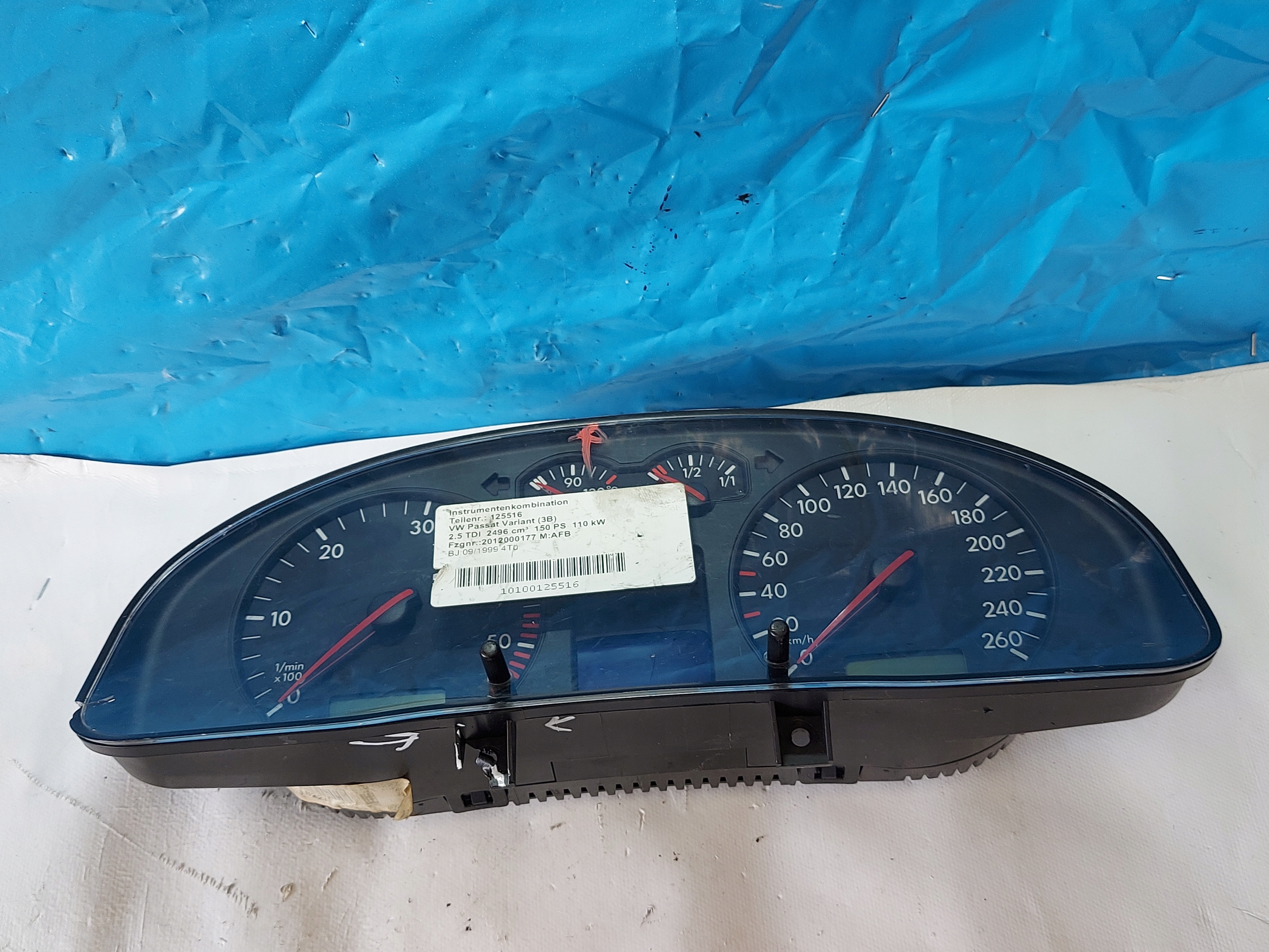 dials clock PASSAT 2.5 TDI 3B0920822A