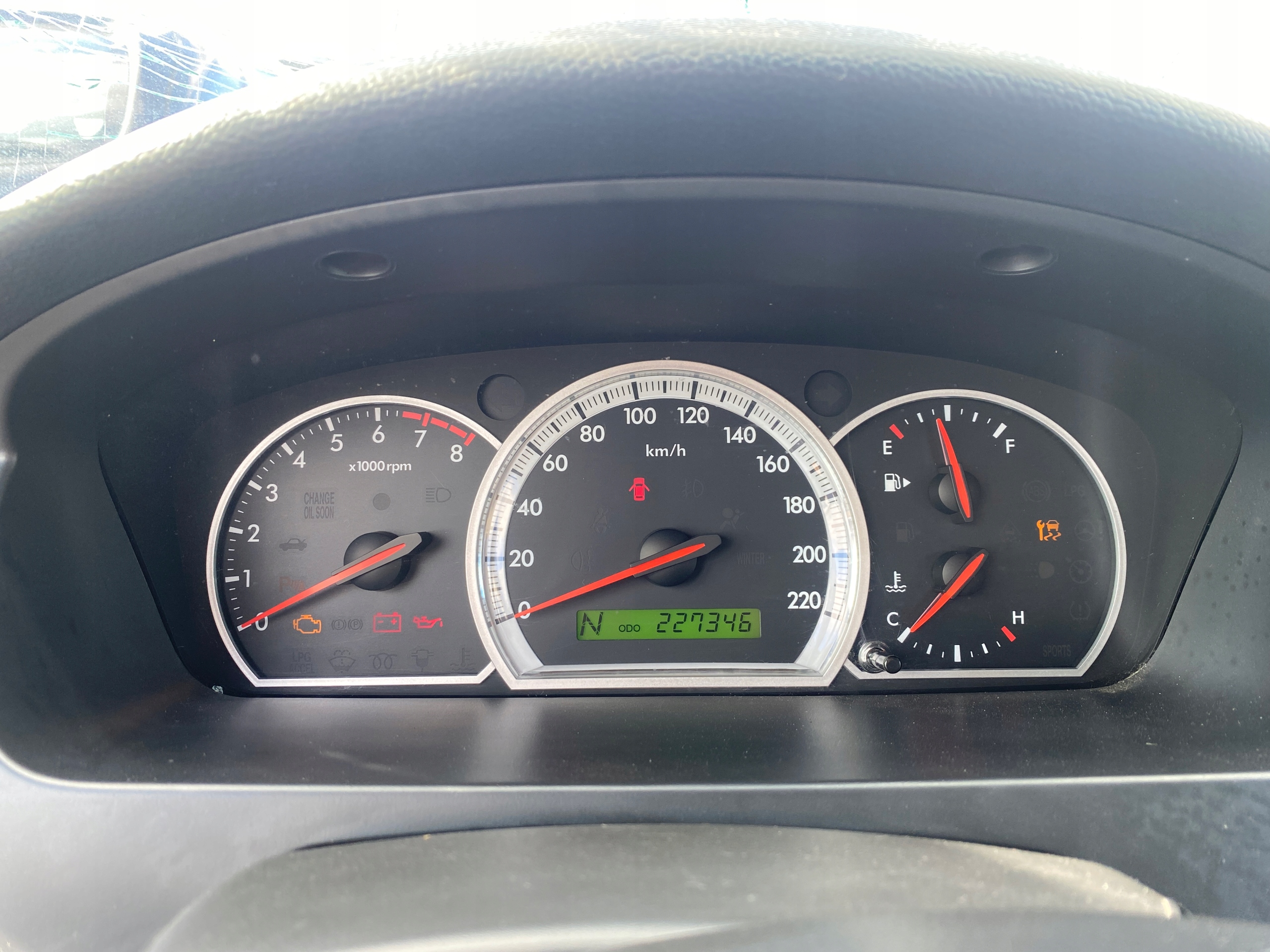 Chevrolet Epica 06-11 dials dials tachometer 2.5 przebieg 227 346km