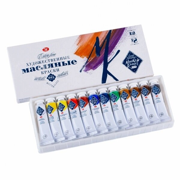 Sada olejových barev Master Class 12x18 ml