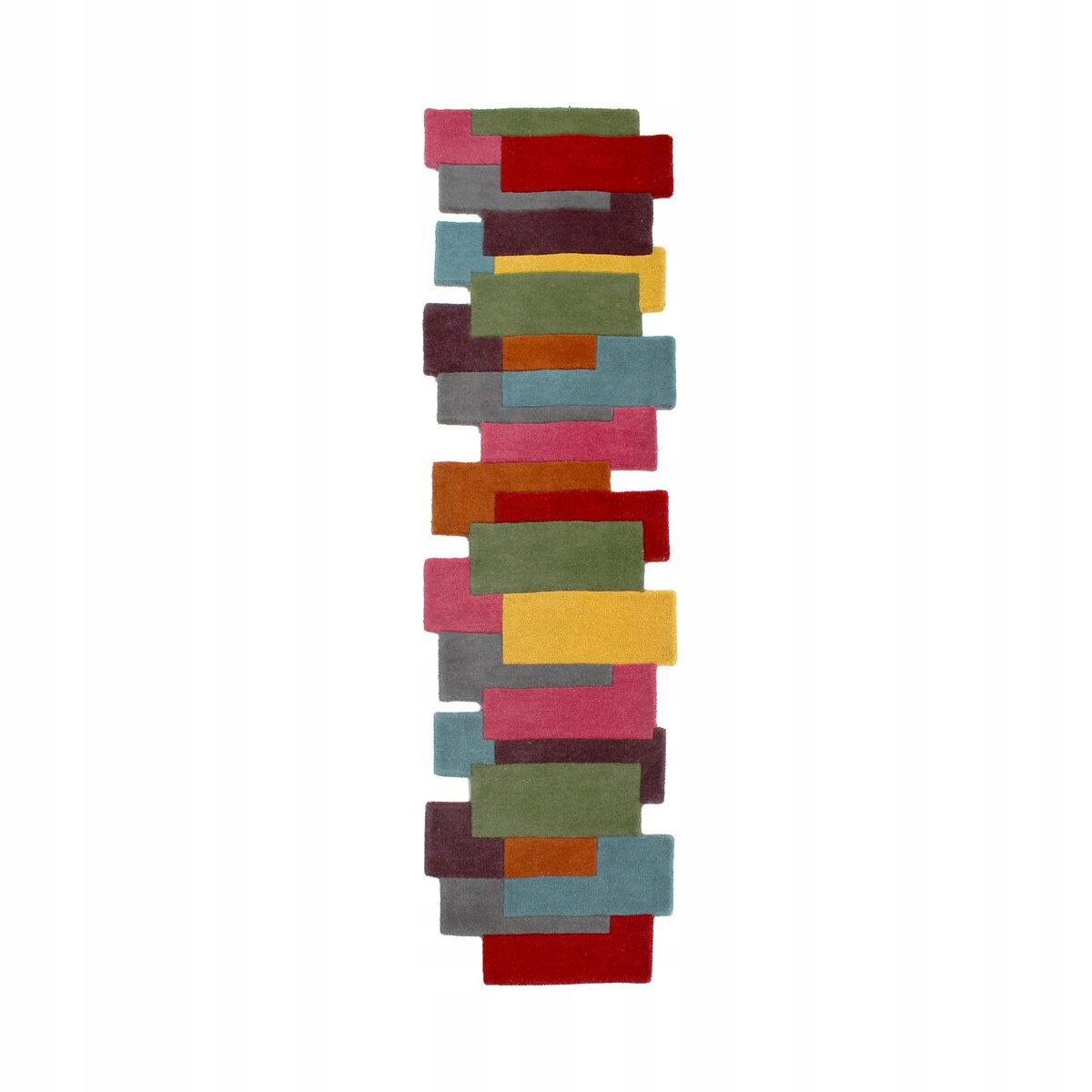 66x300 Běhoun Abstract Collage Multi