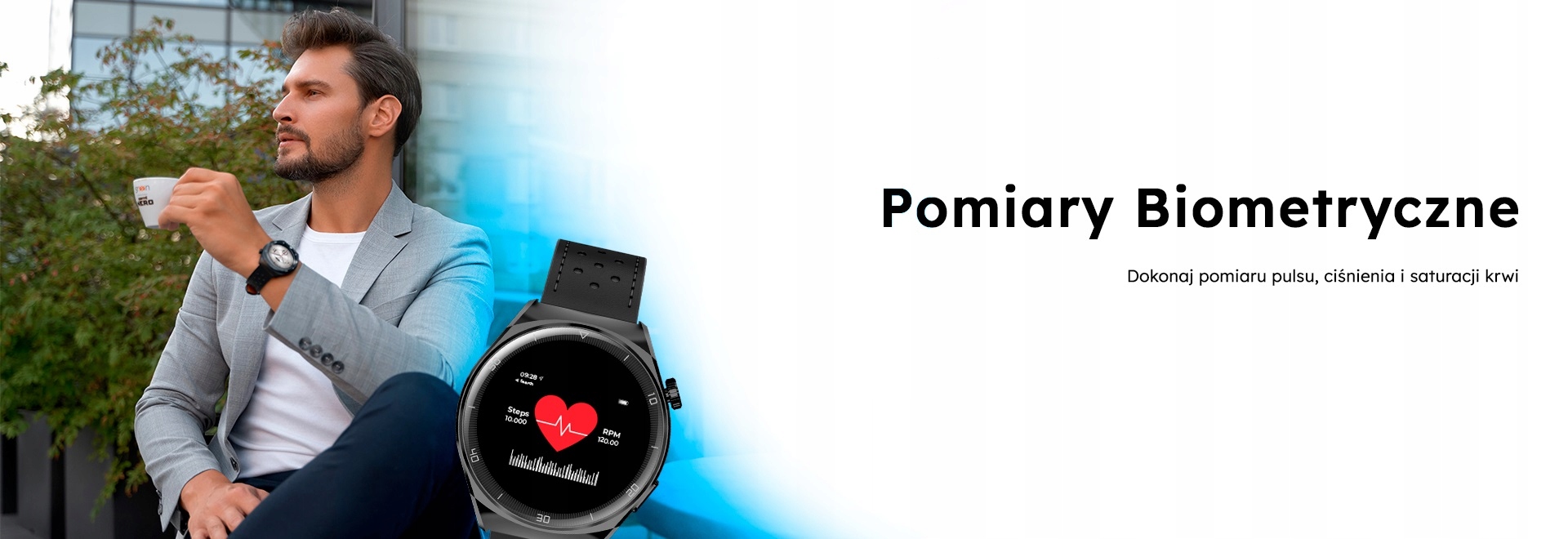 SMARTWATCH GARETT V12 CZARNY STALOWY Rodzaj smartwatch