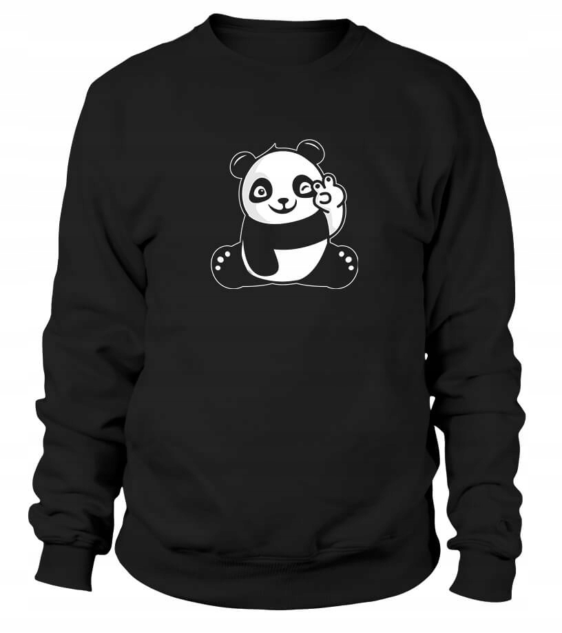 Bluza Męska Hi Panda Fan XS Czarny • Cena, Opinie • Bluzy