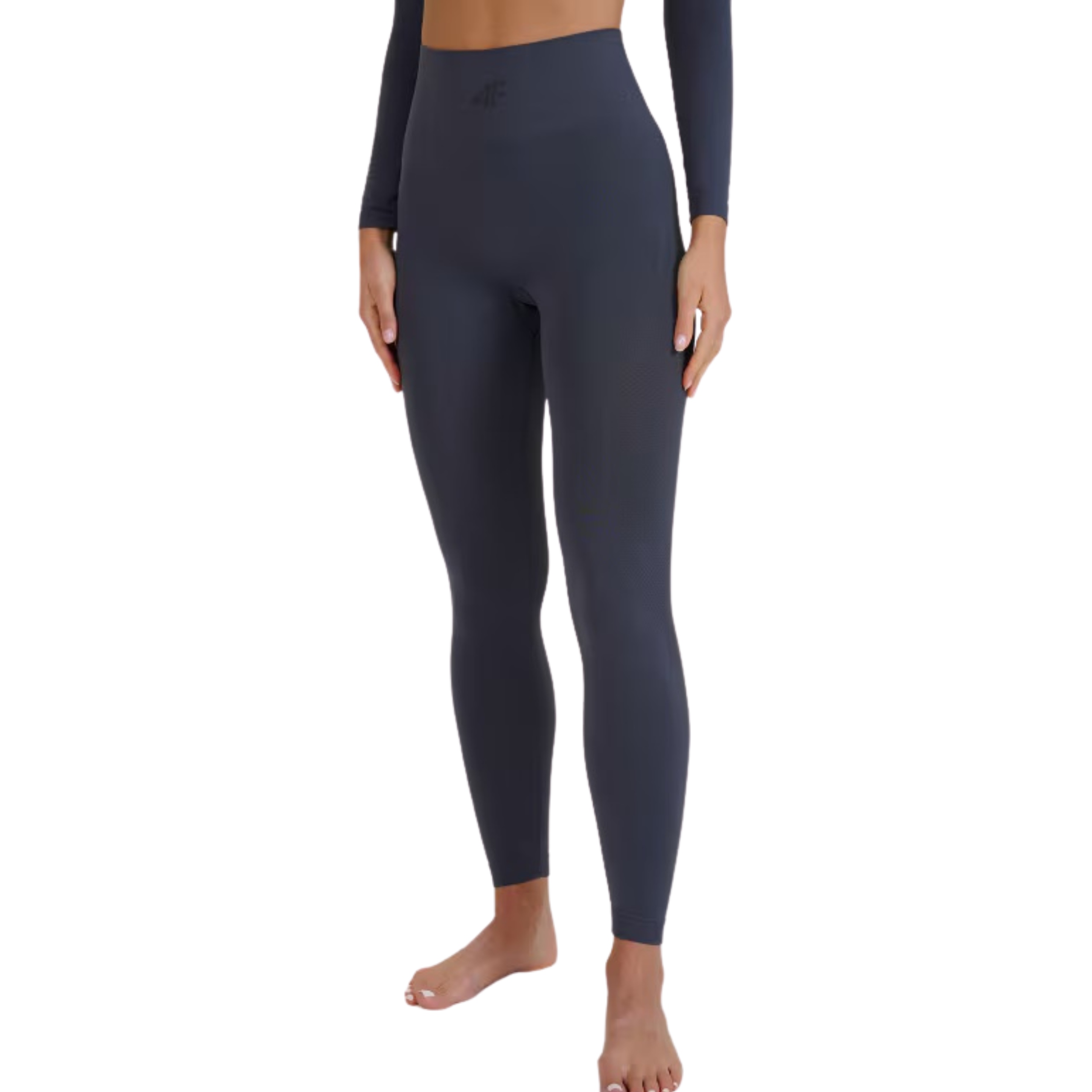 Damskie Legginsy Bezszwowe Termoaktywne 4F Pierwsza Warstwa Dół Xs/s