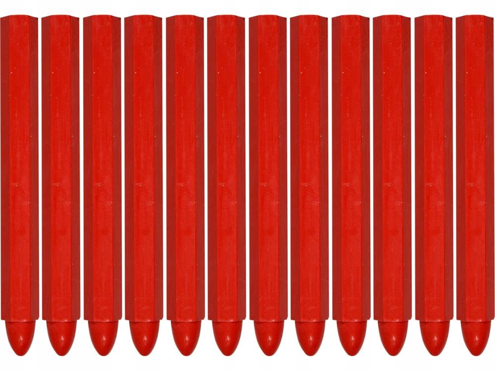 KREDA TECHNICZNA DO ZNAKOWANIA CZERWONA 12SZ. YATO Typ kreda