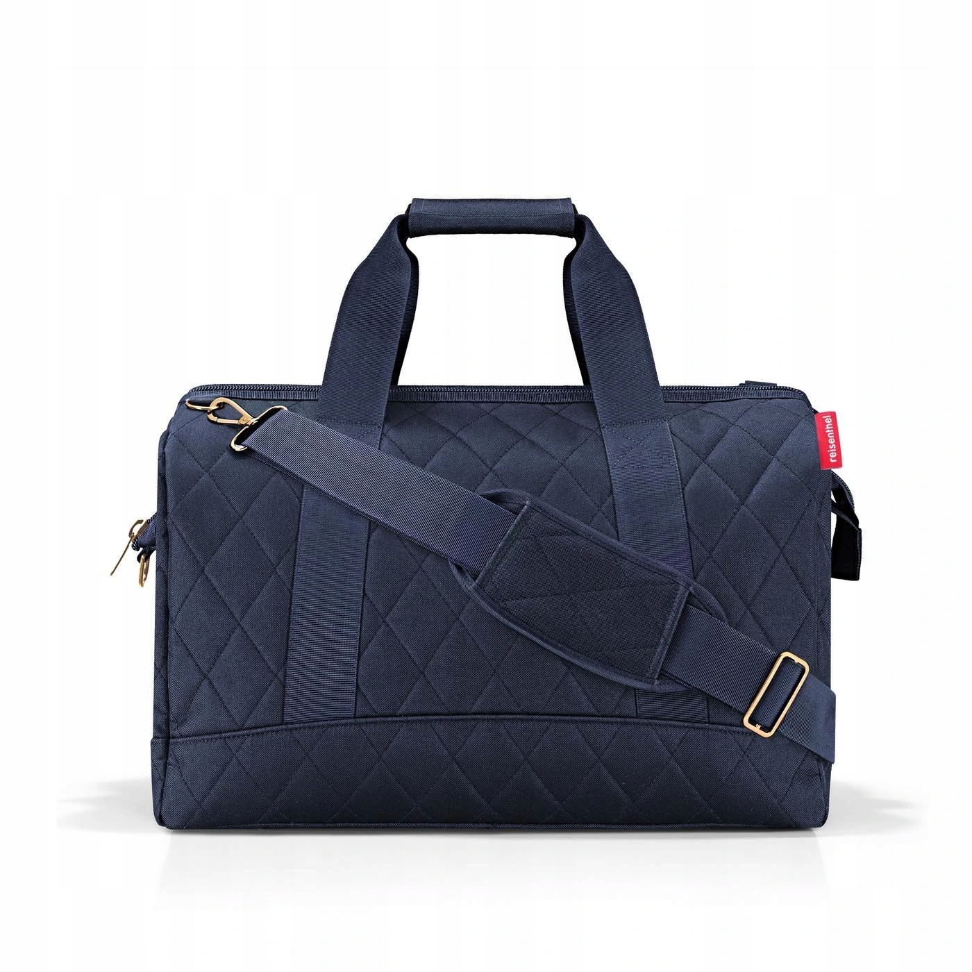 Cestovní taška Reisenthel Allrounder L Rhombus Midnight Gold 30L navy
