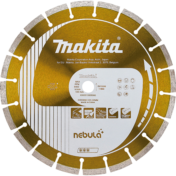 Makita Diamantový Kotouč 230x22,23 mm Segmentový (pro Suché Řezání) Beton