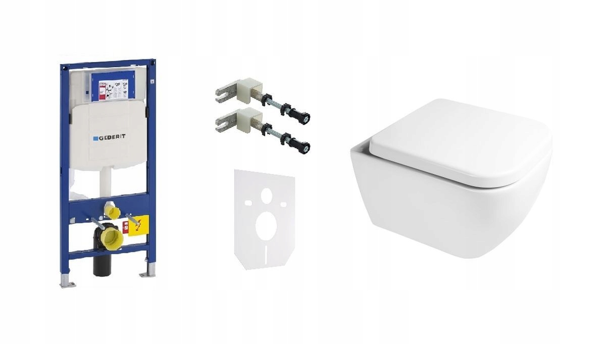 ZESTAW STELAŻ PODTYNKOWY MISKA WC PURERIM GEBERIT