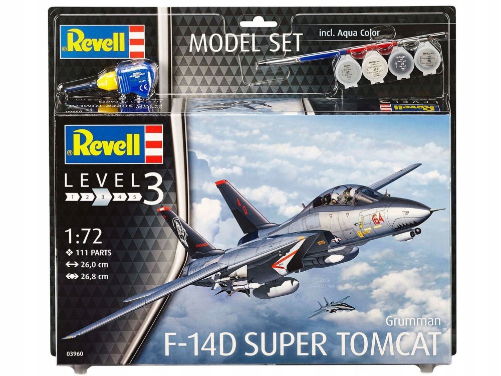 1:72 F-14D Tom Model Set Revell 63960