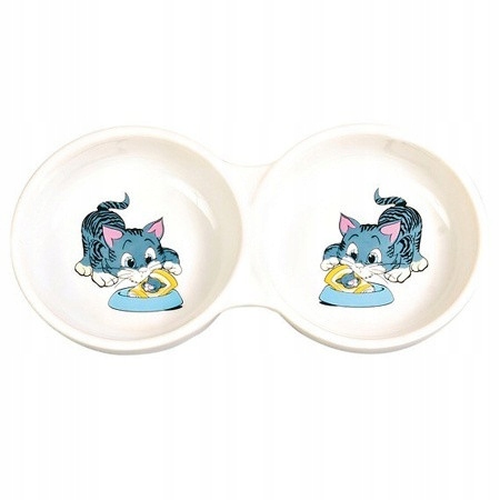 

Trixie Podwójna miska ceramiczna 2 x 150 ml