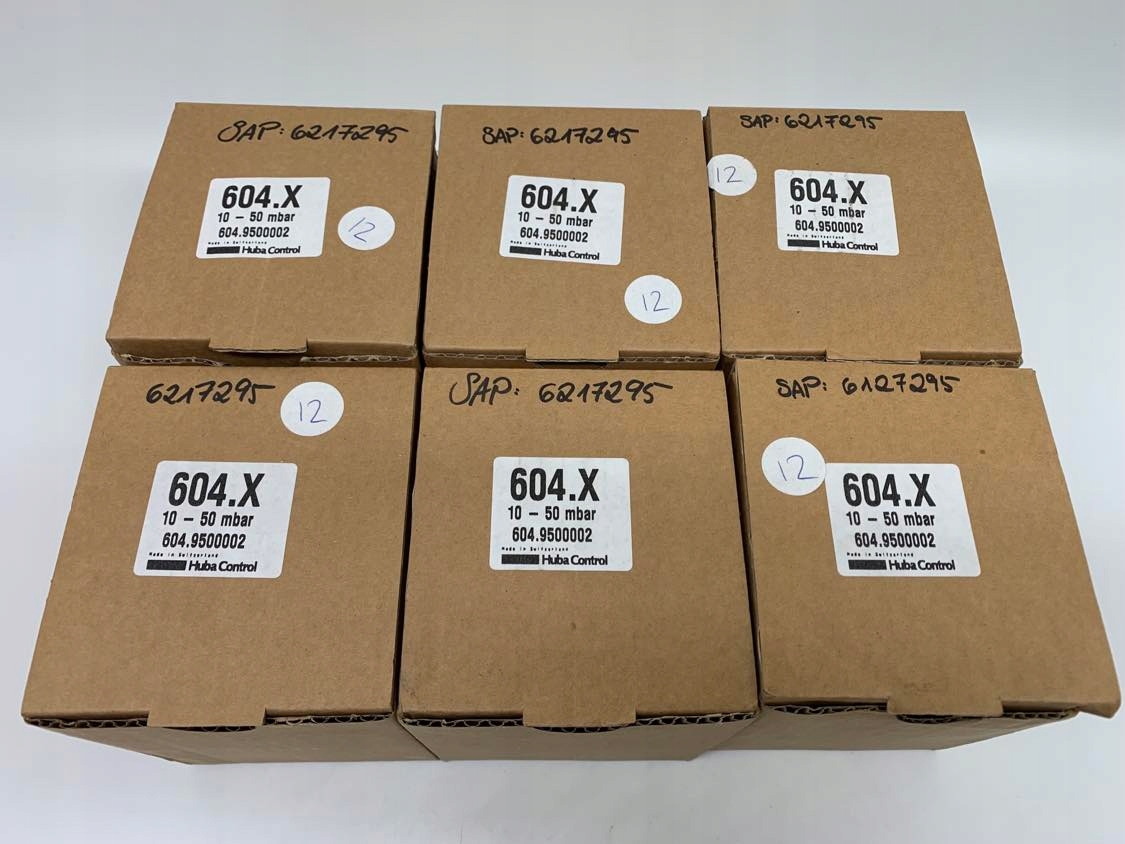 Huba Control 604.X Pressure Switch 10-50 Mbar 604.9500002