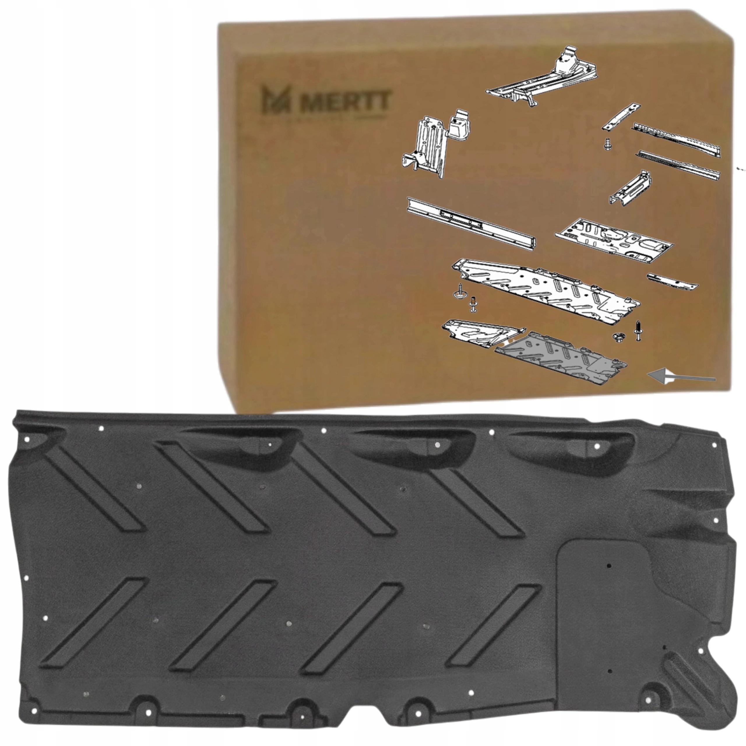 Mercedes W246 X 156 C117 W246 Látková Krytka Podvozku Pravá A2466840200