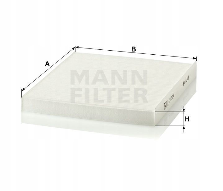 Filtr kabinowy Mann Filter CU 23 009 Producent części Mann-Filter