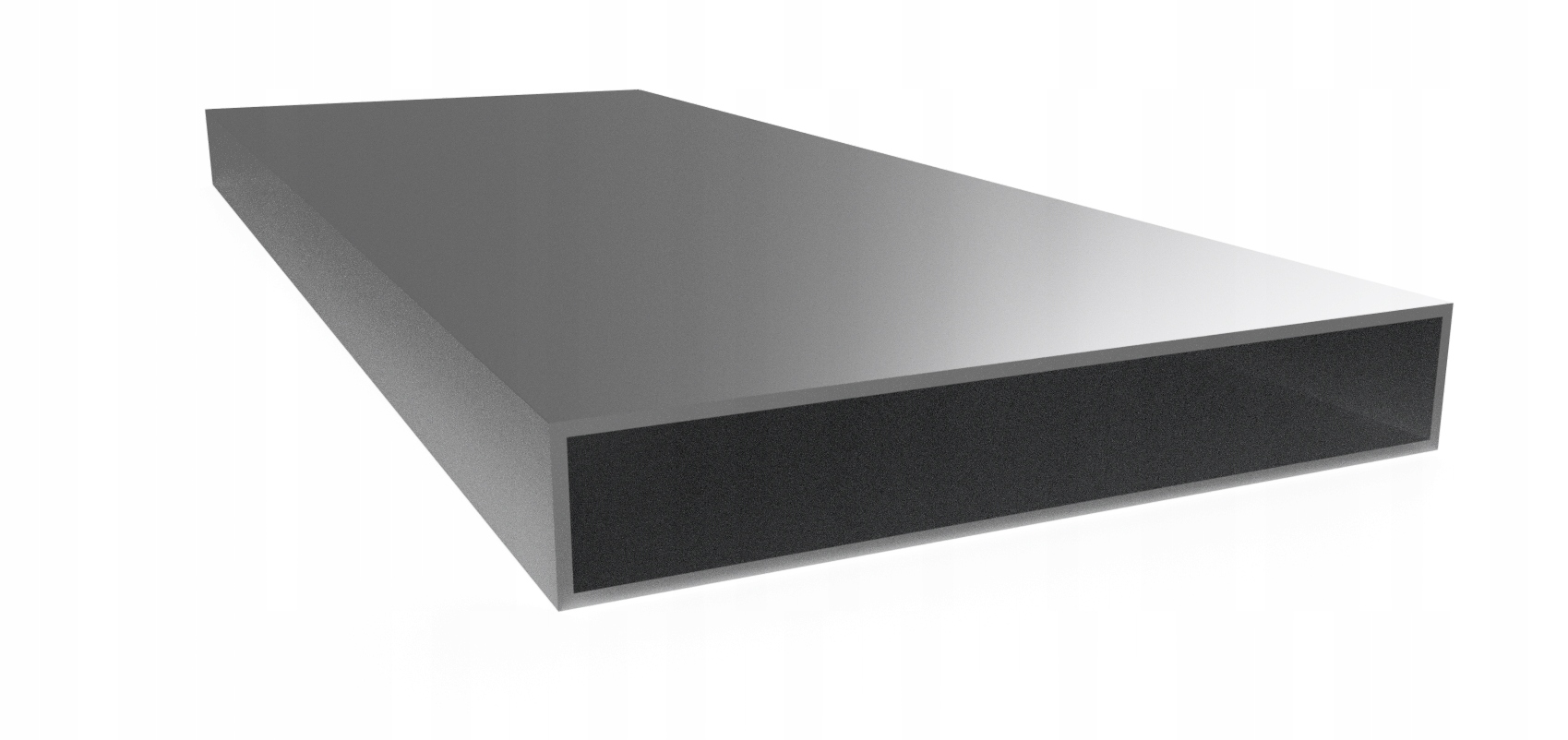 

Profil aluminiowy ogrodzeniowy 20x120x1.7 L=40 cm