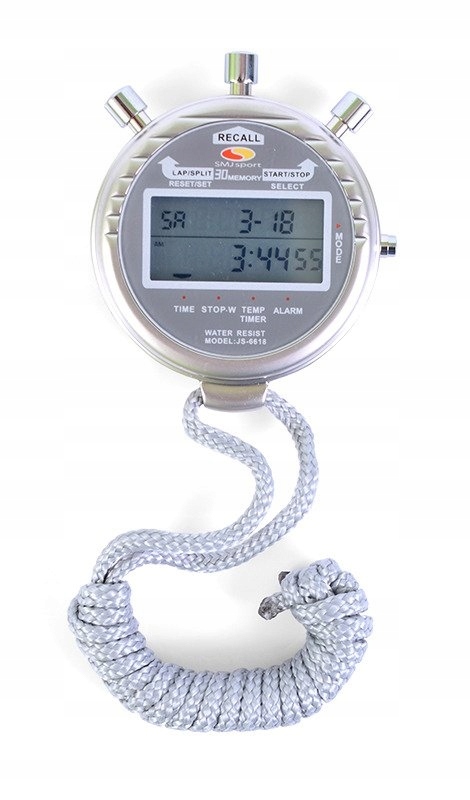 Smj Stoper Sportowy 30 czasów Metalowy JS-6618