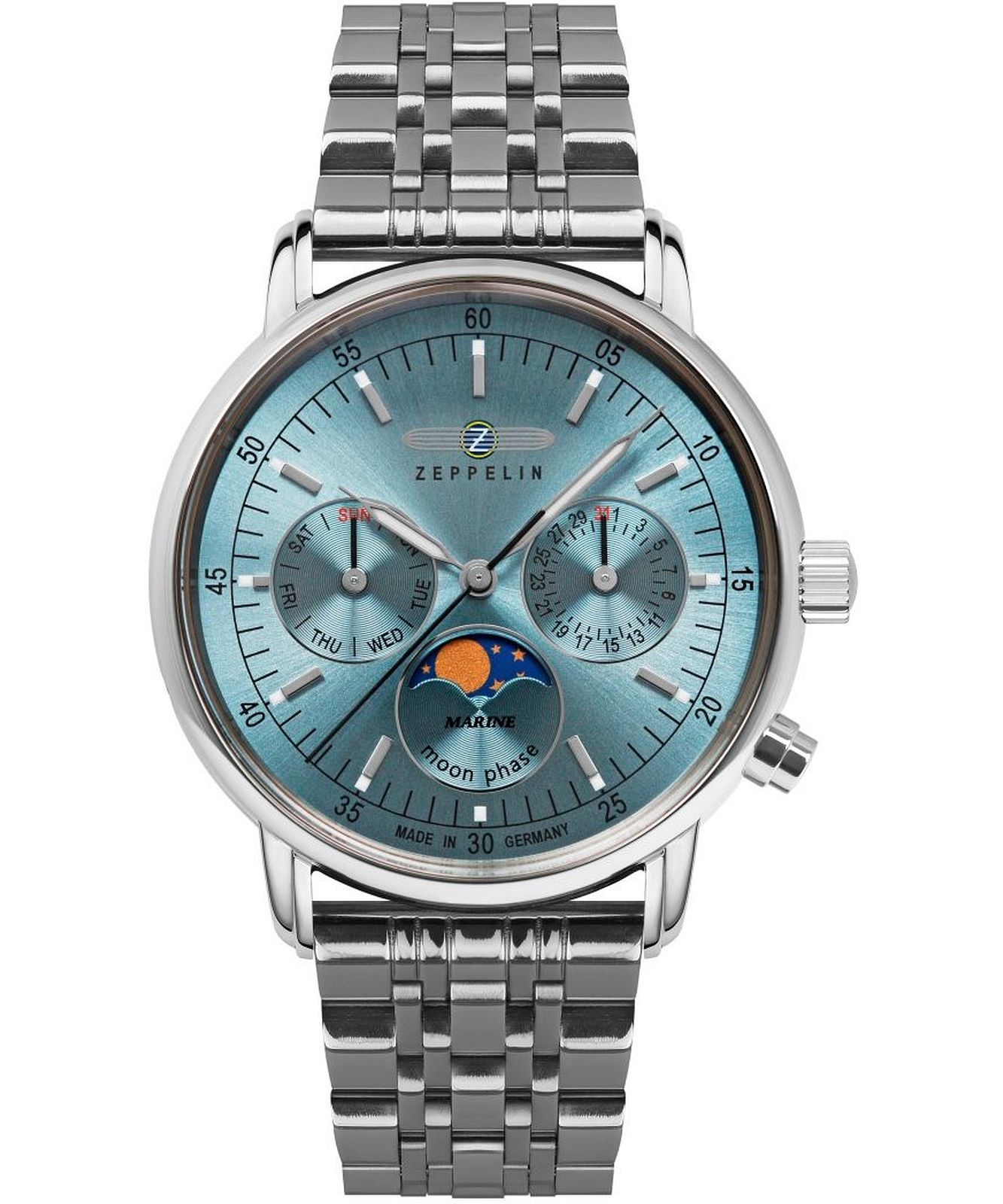 Dámské hodinky Zeppelin LZ14 Marine Moonphase Lady