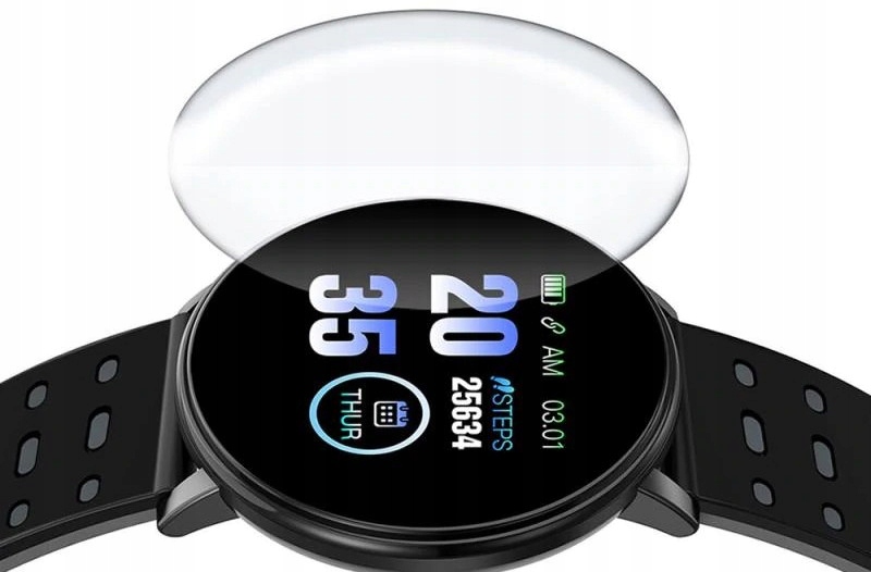 SMARTWATCH ZEGAREK OPASKA SPORTOWA MĘSKA DAMSKA KROKI PULS POWIADOMIENIA Rodzaj cyfrowe