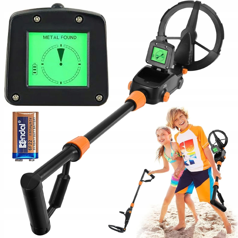 Přenosný Detektor Kovů Detektor Kovu Pro Děti LCD Displej 27 Palců