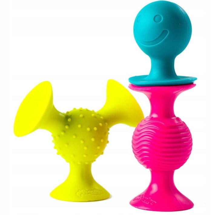 

Bobo Przyssawki Grzechotki Duże Ciężkie 3 szt