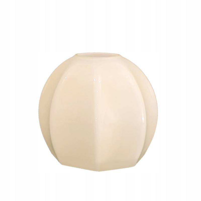 Stínidlo 5514 sklo bílé béžové pro lustr E27, průměr 13 cm